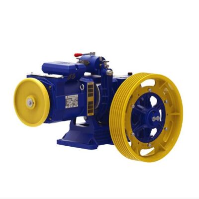 MR Geared Machine / M75S 630 kg 1.6 m/s 5.5 kW 480x5x10 (with deflection sheave)